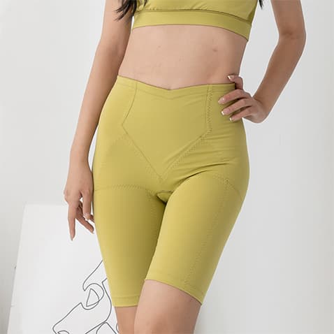 Unique bouncing high-performance shorts olive green